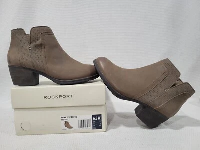 Rockport Mujer Cuero Botín Anika Corte V 6.5 W Foto 1 de 4