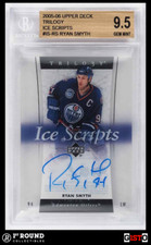 POP 1 Ryan Smyth BGS 9.5 w 10 Auto: 2005-06 Upper Deck Trilogy Ice Scripts Gisto