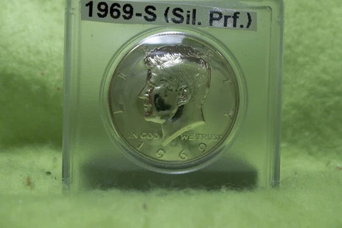 1969-S PROOF KENNEDY HALF DOLLAR Cover