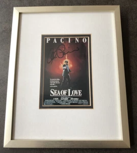 Al Pacino Signed & Framed Sea Of Love Photo Card with COA Certificate (Read). - Picture 1 of 4
