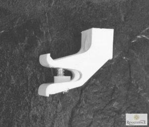 Decorail Integra / Monorail Kunststoff weiß Fenster Gardinenschiene Halterungen - Bild 1 von 6