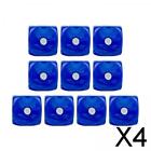 2x10Pcs 6 Sided Dices Set Playing Dices Party Game Dices for KTV Card Game Role