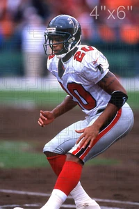 Michael Booker c. 1997-99 - Atlanta Falcons - choose a size - full color print - Picture 1 of 3