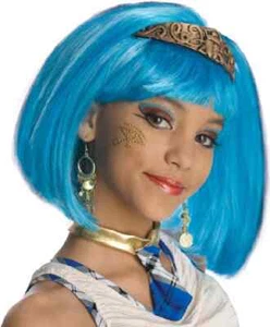 Mummy's Dearest Wig Egyptian Fancy Dress Halloween Child Costume Accessory - Picture 1 of 1