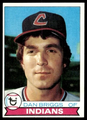 1979 Topps Dan Briggs Cleveland Indians #77 - Image 1 of 2