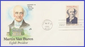 USA3 #2216h U/A ARTCRAFT FDC 8th Martin van Burren - Imagen 1 de 1
