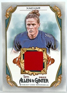 ALYSSA NAEHER 2022 Topps Allen Ginter Memorabilia Relic Error - Picture 1 of 2