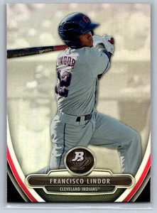 2013 Bowman Platinum #BPP21 Francisco Lindor Aussichten - Bild 1 von 2