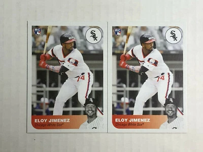 ELOY JIMENEZ LOT OF 2 2019 Topps On Demand Reflections SP RC's /400! #25! INVEST - Image 1 of 3
