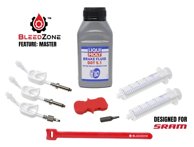 Bleed Kit for SRAM Hydraulic Brakes with Bleeding Edge Tool - Pick Your Kit! - Image 1 of 2
