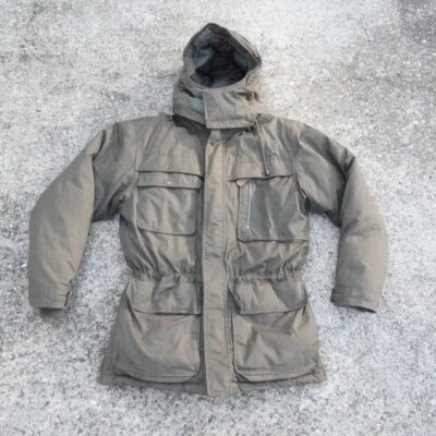 Cabela's Goose Down Parka Jacket Mens Medium Green Full Zip Hooded - Image 1 of 4