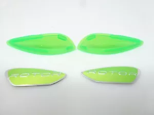 NEW Dye Rotor Paintball Loader Hopper Color Accent Kit - LIME GREEN SHELL LOGO - Picture 1 of 3