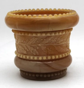 Soporte para palillo de dientes de vidrio escoria caramelo chocolate acebo St. Clair or Summit #2 - Imagen 1 de 9