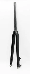 SwishTi Cyclocross Gravel E-Bike Cycling 3K Full Carbon Fork 700c 1-1/8" Glossy - Picture 1 of 12