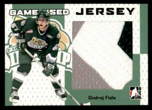 2006-07 ITG Heroes and Prospects Gold #GUJ52 Ondrej Fiala Jersey */10 (re101661)