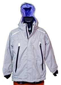 H&M Boys Grey Insulated Hooded Winter Jacket 6-7 Years - Picture 1 of 6