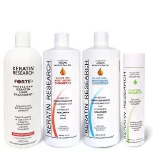 Extra Strength Keratin Forte XXL KIT 1000ml Treatment Complex Brazilian Blowout - Picture 1 of 11