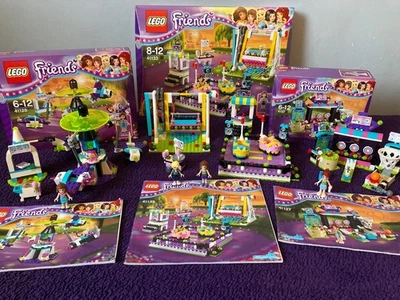 LEGO FRIENDS:AMUSEMENT PARK BUMPER CARS:ARCADE:SPACE RIDE:41133:41127:41128:100% - Image 1 of 4