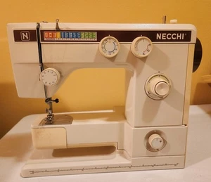 Vintage Necchi Sewing Machine Model 531 FA with Instruction Manual - Picture 1 of 10