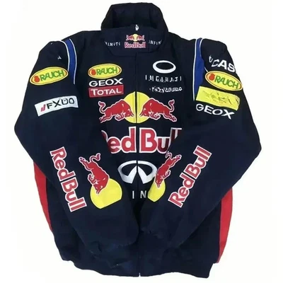 Red Bull Racing Suit  Unisex Cycling Jacket  Embroidered Sportswear. - Image 1 of 4