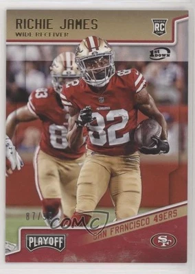 2018 Panini Playoff Rookies 1st Down /99 Richie James #266 Rookie RC - Image 1 of 2