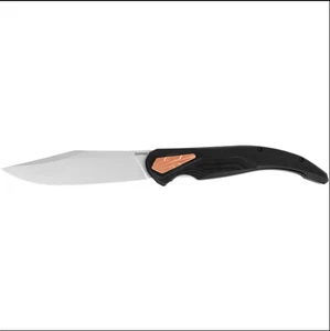 Kershaw Knives Strata XL Frame Lock 2077 D2 Semi-Steel Black G10 - Picture 1 of 2