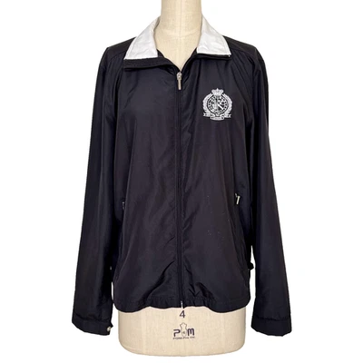 Chaqueta de golf cortavientos Lauren Ralph Lauren Active para mujer M cremallera completa escudo emblema Foto 1 de 4