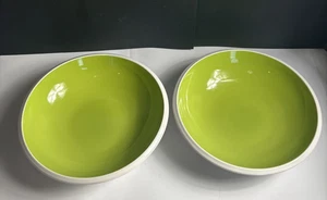 Rachel Ray Rise Pasta Bowl Set Lime Green 9 inch - Picture 1 of 7