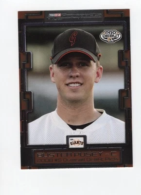 Tristar Prospects Plus #5 Buster Posey 2008 Foto 1 de 2