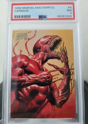 1996 Marvel Masterpieces - Carnage Base Card #8 PSA 7 - Image 1 of 3