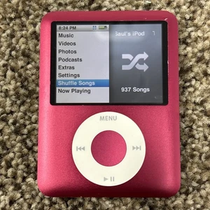 Apple iPod Nano 3ème génération 8 Go - Produit Rouge - A1236 - Testé et fonctionnel - Photo 1/6