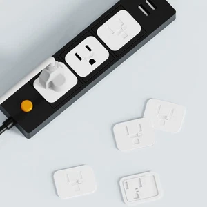 10Pcs Anti Electric Plug Guard Safety Socket Plastic Security Locks - Picture 1 of 11