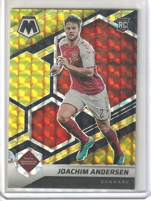 2021-22 Panini Mosaic Joachim Andersen Black Gold Prizm /8 #152 - Image 1 of 2