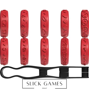 Juego de 10 ruedas de estampillas de patrón de letras de amor de San Valentín #1 herramienta artesanal impresa en 3D - Imagen 1 de 6