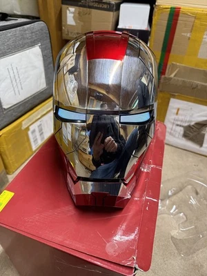 Iron Man Helm 1:1 MK5 Autoking Vollautomatisch Fernbedienung Maske - Bild 1 von 4