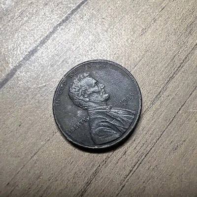 1985-P Lincoln Cent Penny Mint ERROR - Unplated Planchet - Excellent Condition - Image 1 of 4