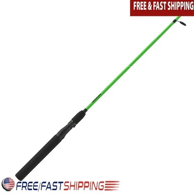 Caña de pescar giratoria duradera de 2 piezas con mango de EVA de luz media guías de anillo de choque Foto 1 de 4