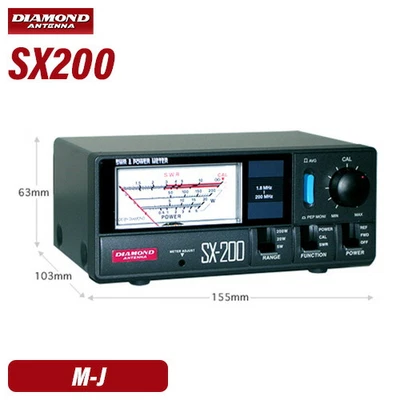 Diamond SX-200 SWR Power Meter 1.8-200MHz 200W for HF VHF Ham Radio Japan - Image 1 of 2