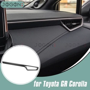 Matte Carbon Dash Center AC Vent Trim Strip For Toyota GR Corolla 2023 2024 2025 - Picture 1 of 15