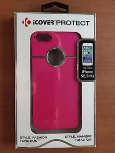 COVE DE PROTECTION iCover pour iPhone Se & 5 & 5S (Rose) - Photo 1 sur 2