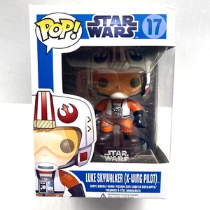 Funko Pop Star Wars #17 Luke Skywalker X-Wing Pilot Blue Box - Picture 1 of 2