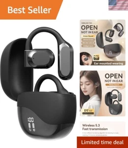 Ergonomic Bluetooth Translation Earbuds: 144 Languages Perfect for Every Journey - Picture 1 of 9