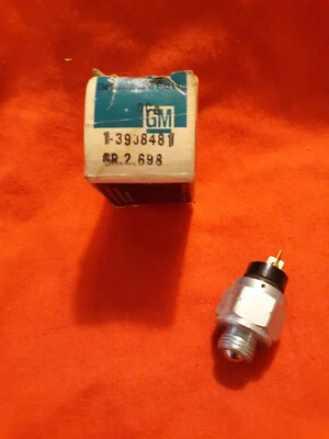 1973-81 NOS GM CHEVROLET CORVETTE BACK UP SWITCH 3938481 - Image 1 of 3
