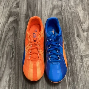 Puma Evo Speed 4 H2H FG Orange/Royal Blue Size 9.5 Men’s Only - Picture 1 of 9