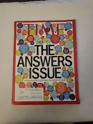 2014 September 8/15, TIME Magazine, Answers Issue, (CP390) - Image 1 of 3