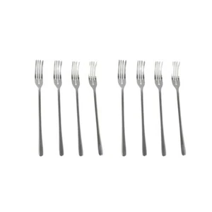 8 Pcs Stainless Steel Mini Fruit Forks Small Dessert Forks Creative Appetizer... - Picture 1 of 7