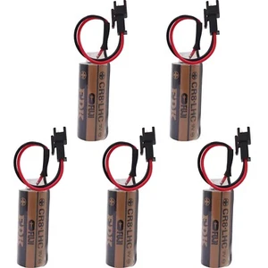 Batería 5 piezas FUJI FDK CR8.LHC 17450 3V para válvula de descarga Toto con enchufe JAPÓN NUEVO - Imagen 1 de 6