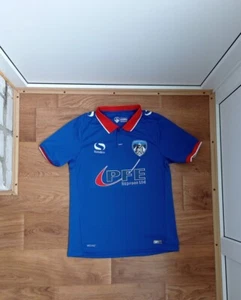 OLDHAM ATHLETIC 2015-2016 AWAY FOOTBALL SHIRT JERSEY SANDICO SIZE MENS S - Picture 1 of 8
