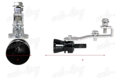 BK Turbo Sound Exhaust Fake Blow Off Valve Simulator Whistler M-SIZE Universal 5 - Image 1 of 3