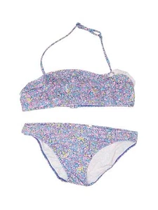 Zara Girls Blue Two Piece Swimsuit 13 - Picture 1 of 2